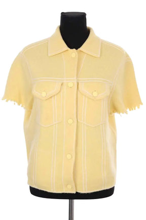 Veste Kujten Jaune en Cachemire, taille M - Seconde Main