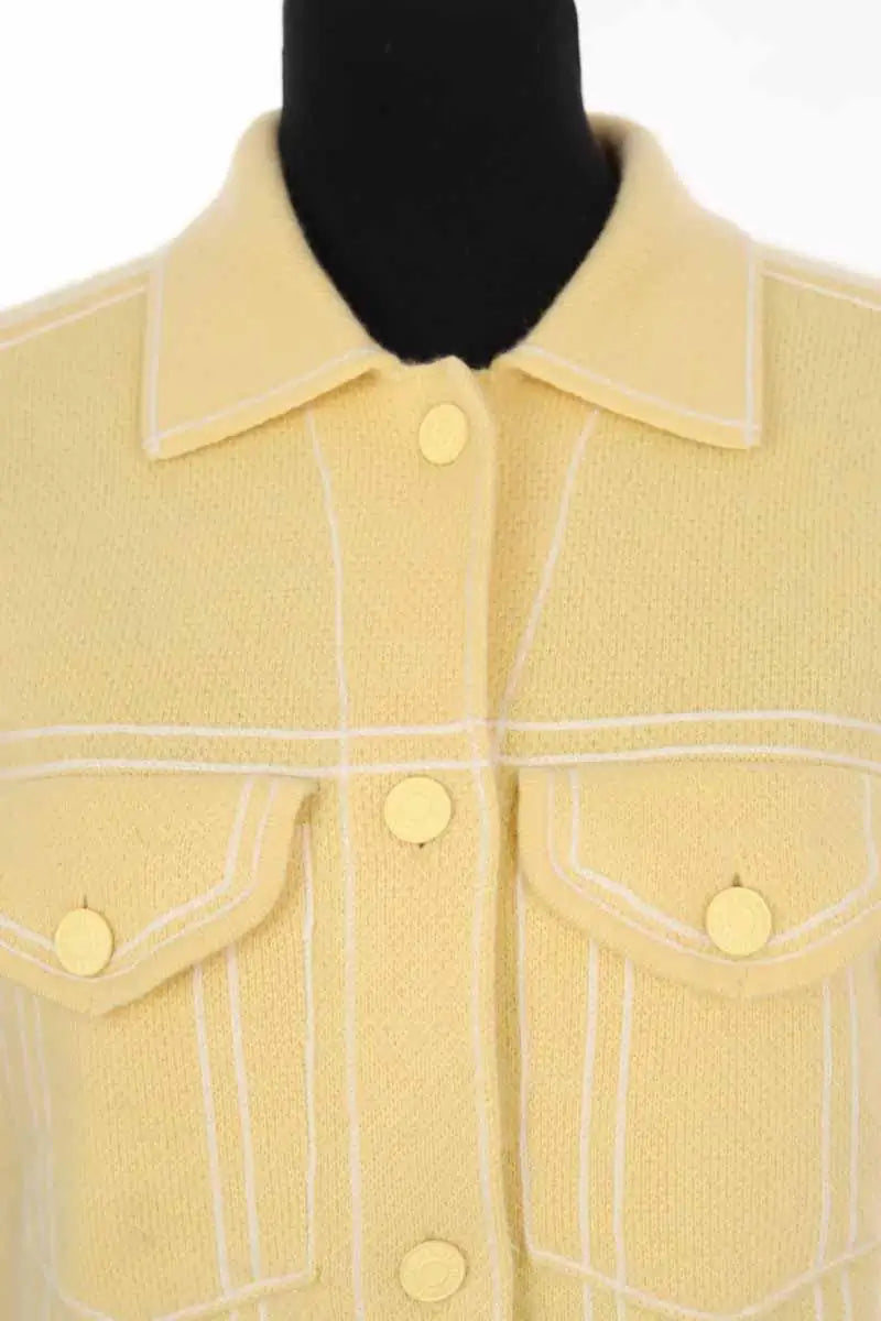 Veste Kujten Jaune en Cachemire