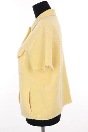 Veste Kujten Jaune en Cachemire