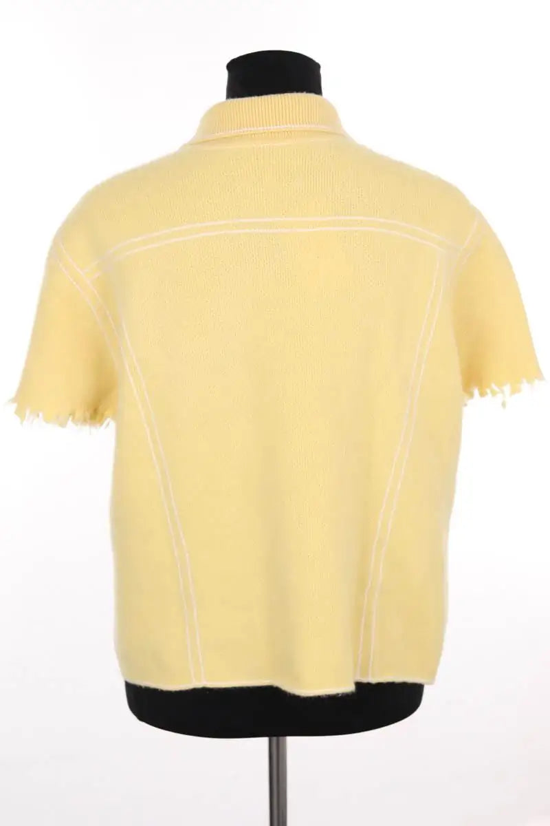 Veste Kujten Jaune en Cachemire