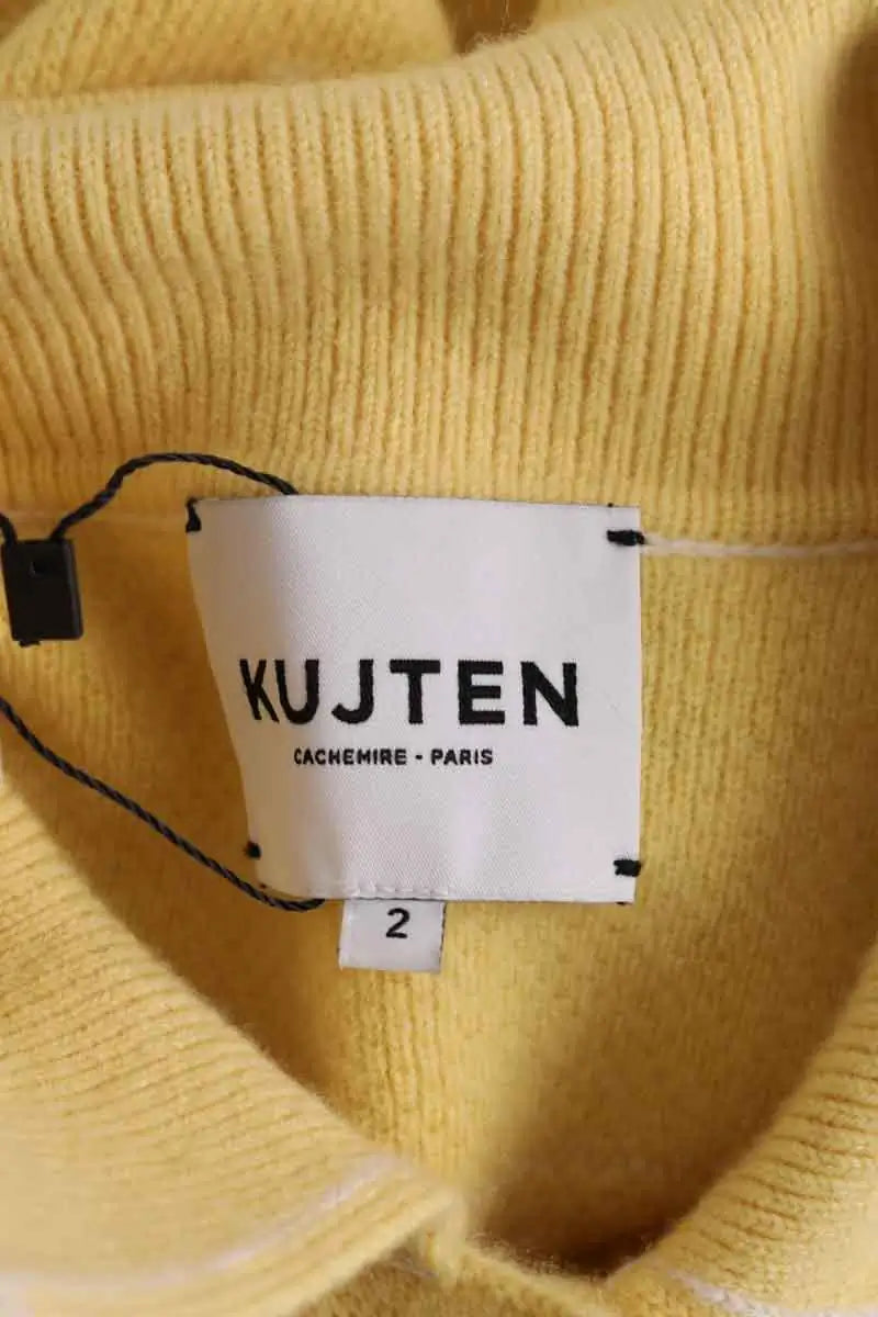 Veste Kujten Jaune en Cachemire