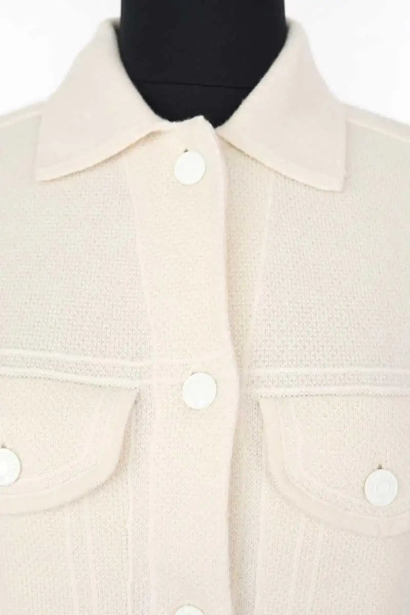 Veste Kujten JESSINDA Ecru en Cachemire
