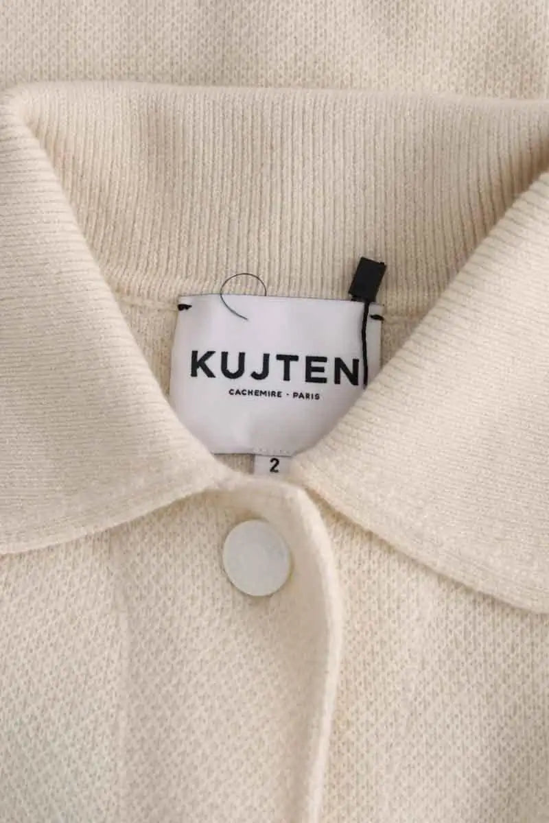 Veste Kujten JESSINDA Ecru en Cachemire