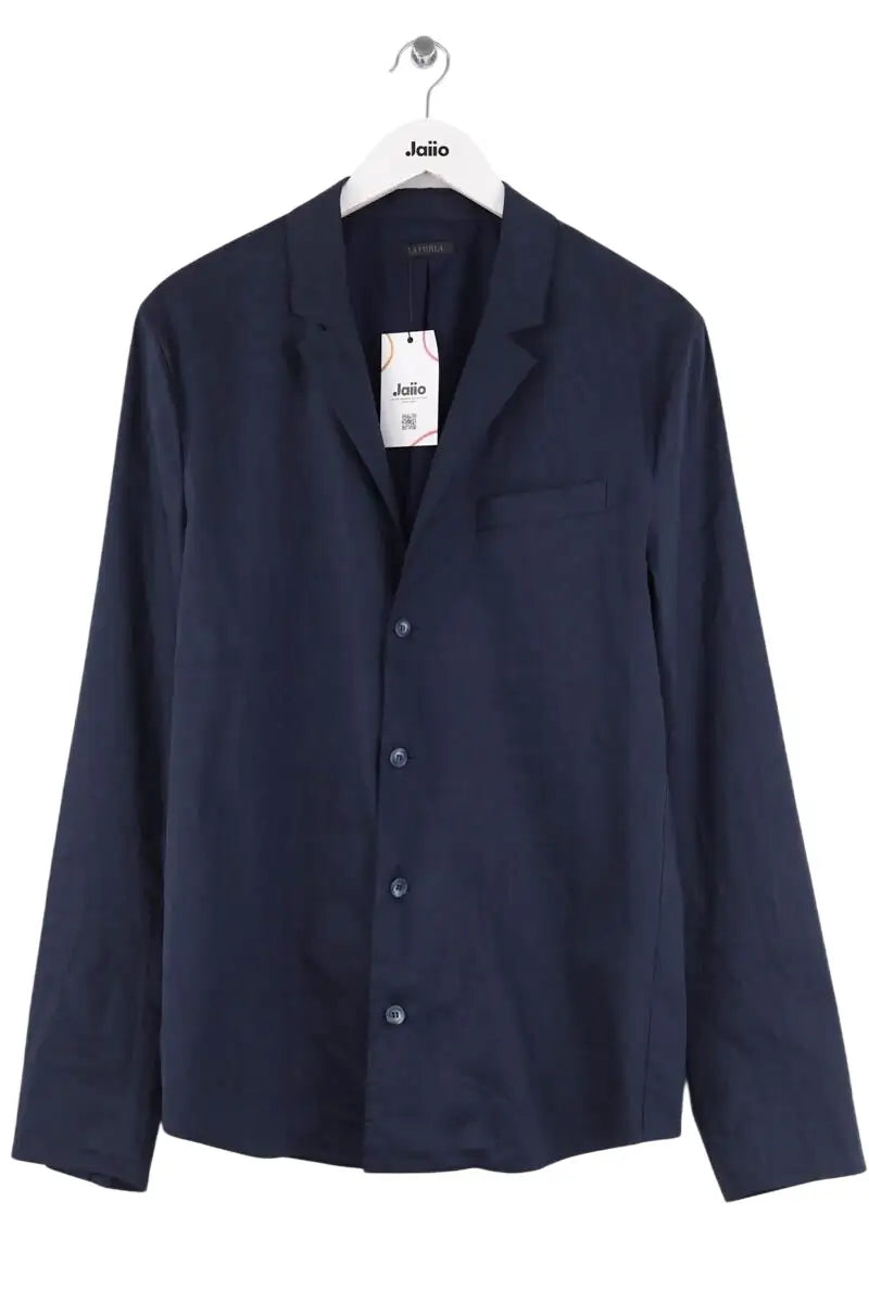 Veste La Perla Marine en Lin, taille XL - Seconde Main