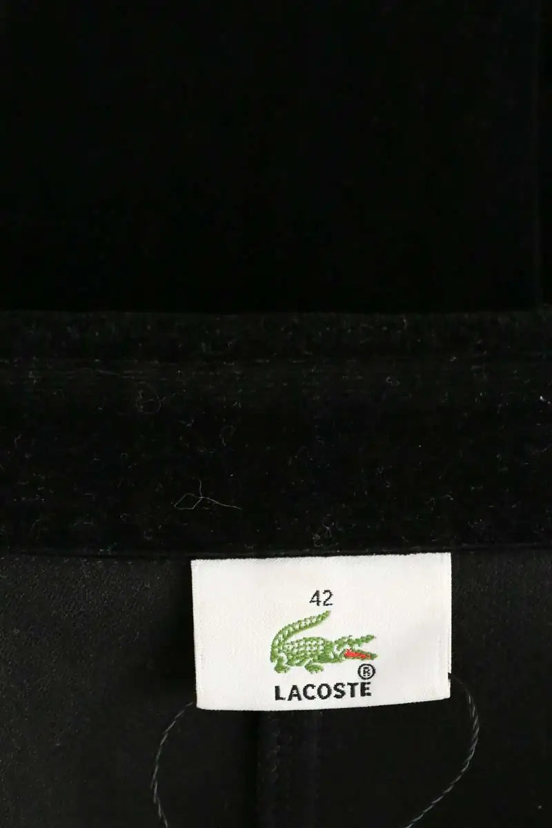 Veste Lacoste Noir en Velours