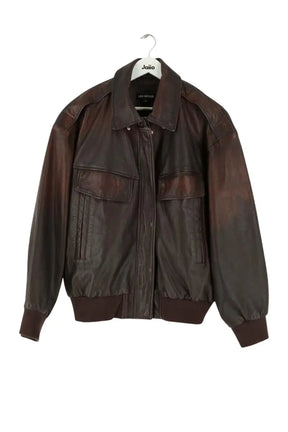 Veste Lamarque Trevanna Marron en Cuir, taille M - Seconde Main
