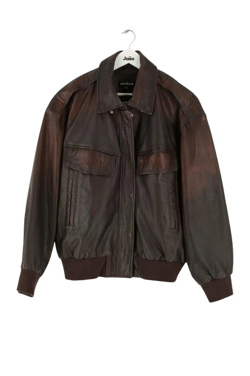 Veste Lamarque Trevanna Marron en Cuir, taille M - Seconde Main