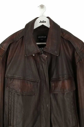 Veste Lamarque Trevanna Marron en Cuir