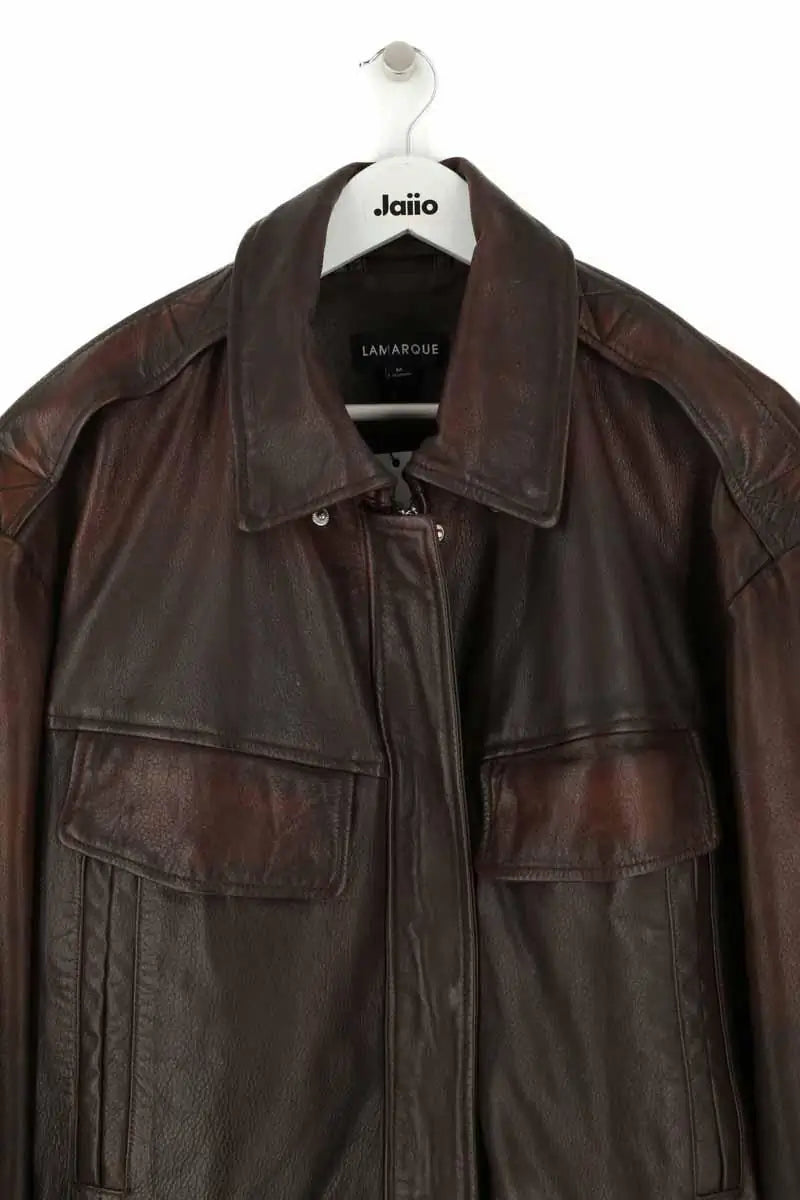Veste Lamarque Trevanna Marron en Cuir