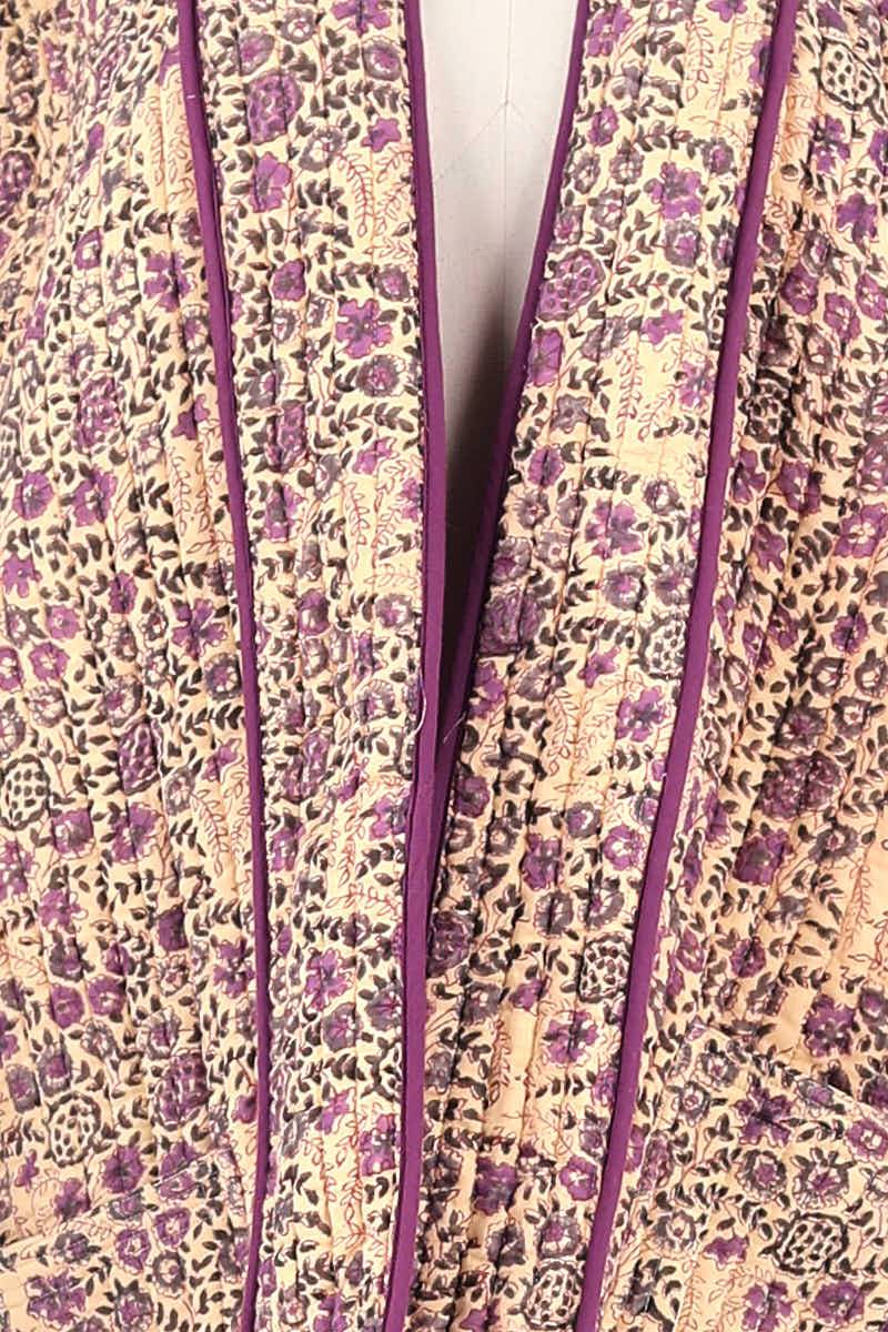 Veste Laurence Bras Violet en Coton