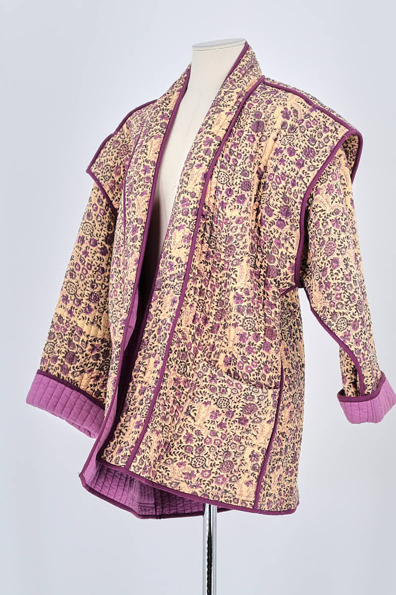 Veste Laurence Bras Violet en Coton