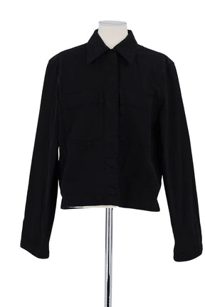 Veste Lemaire Noir en Coton, taille XS - Seconde Main
