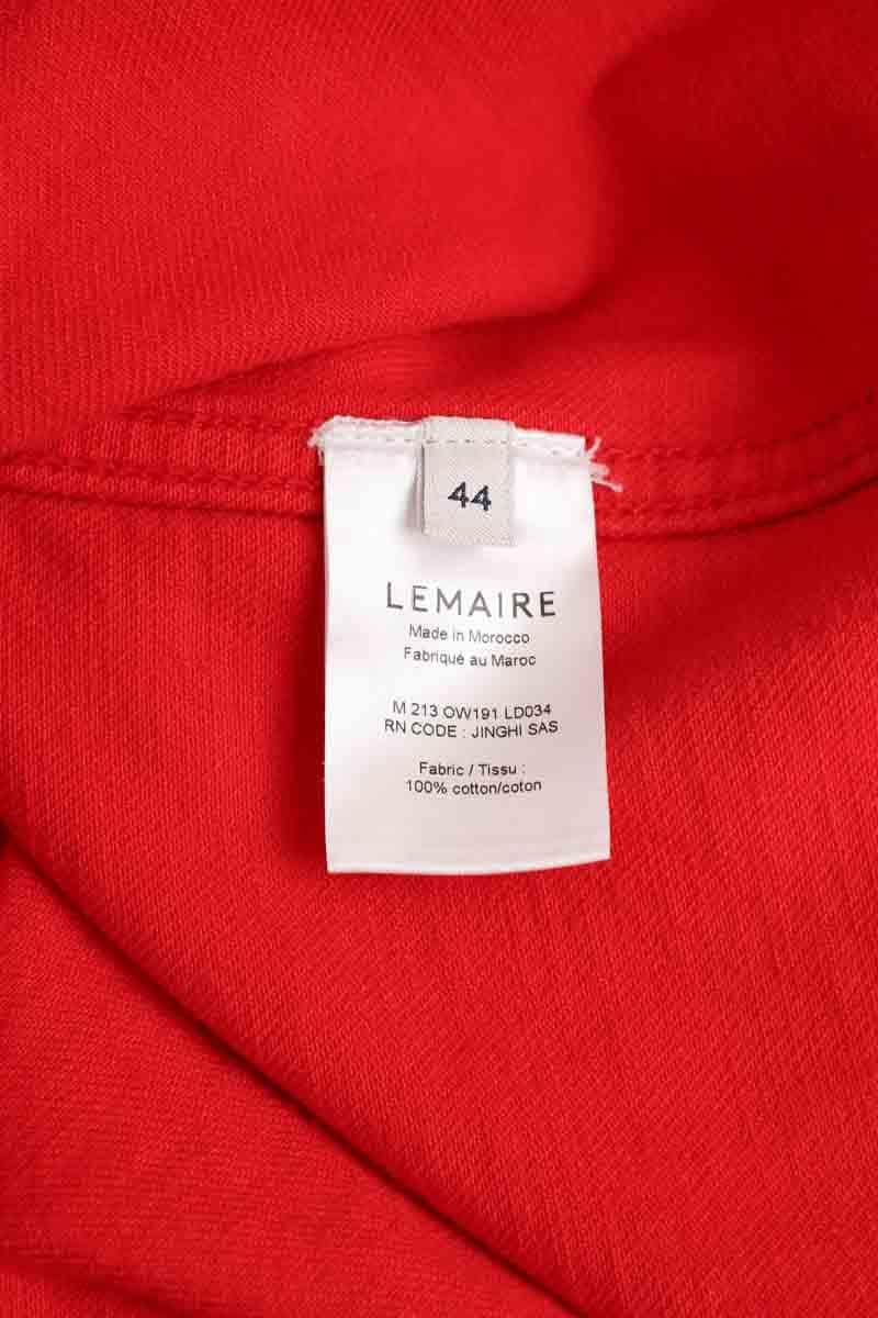 Veste Lemaire Rouge en Coton
