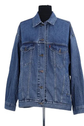 Veste Levi's Bleu en Coton, taille S - Seconde Main