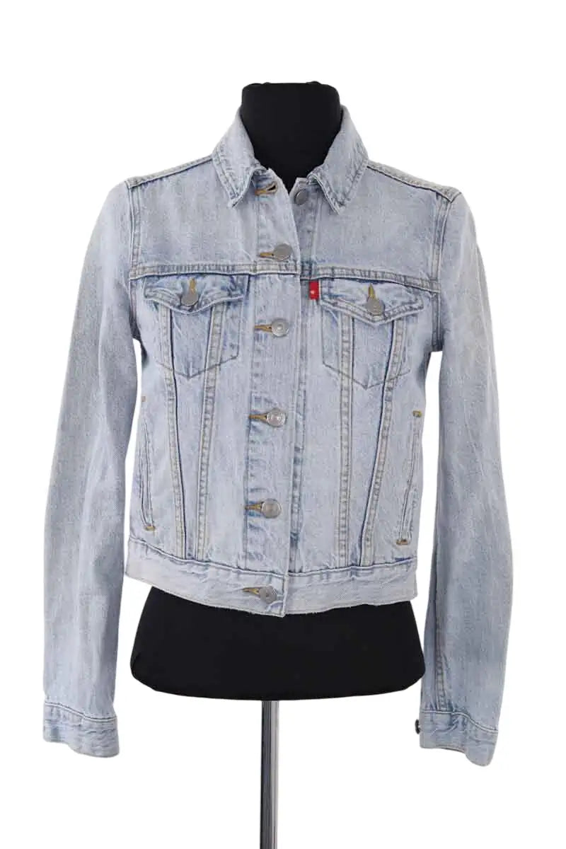 Veste Levi's Bleu en Coton, taille XS - Seconde Main