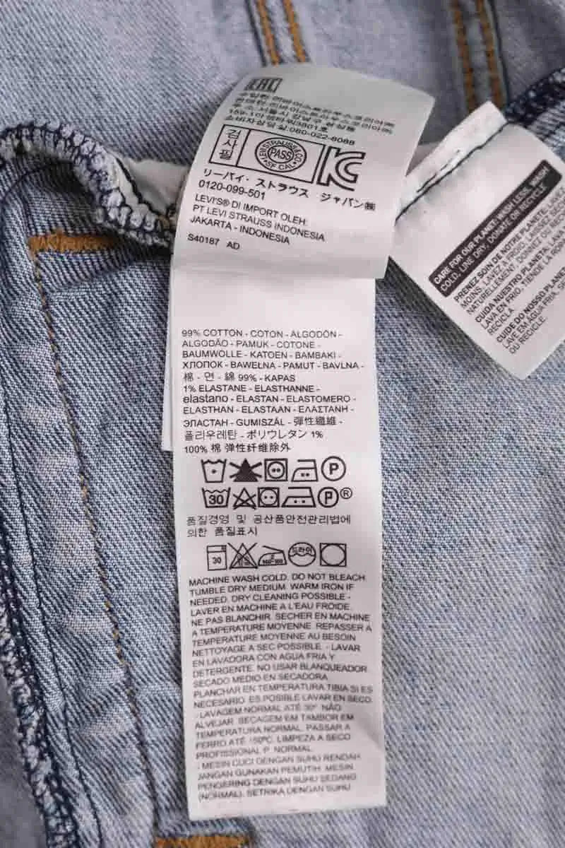 Veste Levi's Bleu en Coton