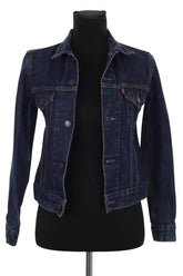 Veste Levi's Marine en Coton, taille XS - Seconde Main