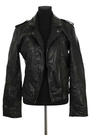 Veste Levi's Noir en Cuir, taille L - Seconde Main