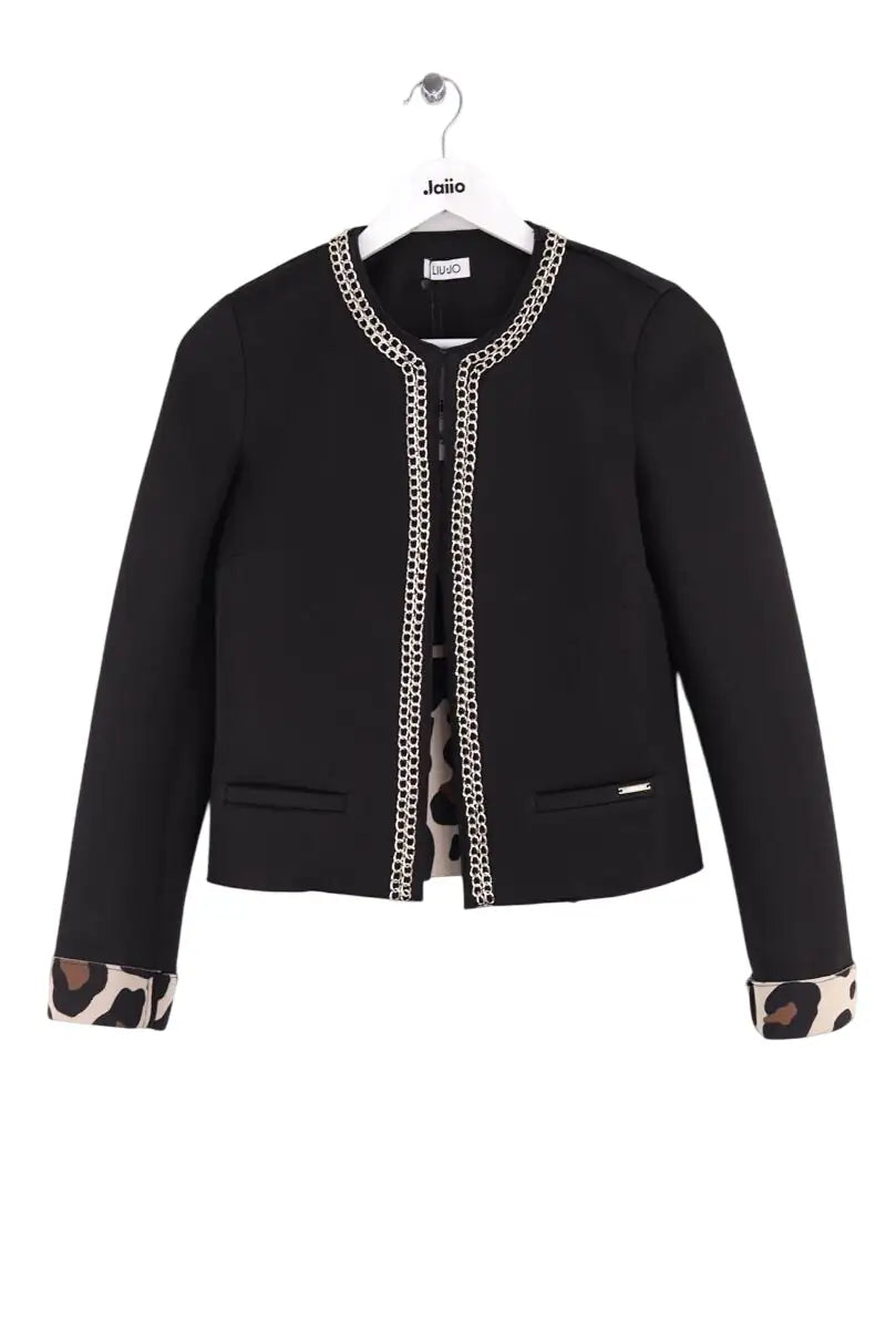 Veste Liu Jo Noir en Synthétique, taille M - Seconde Main