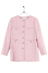 Veste LK Bennett Rosie Rose en Coton, taille M - Seconde Main