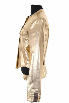 Veste Louis Vuitton Doré en Coton