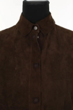 Veste Maison Ullens Marron en Cuir