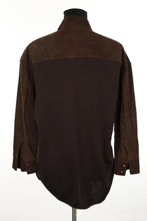 Veste Maison Ullens Marron en Cuir