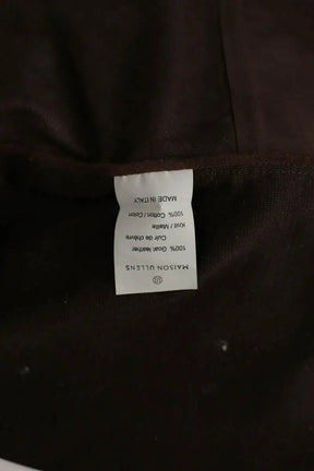 Veste Maison Ullens Marron en Cuir