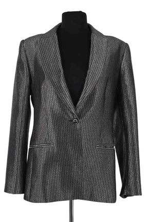 Veste Maje Anthracite en Viscose, taille M - Seconde Main