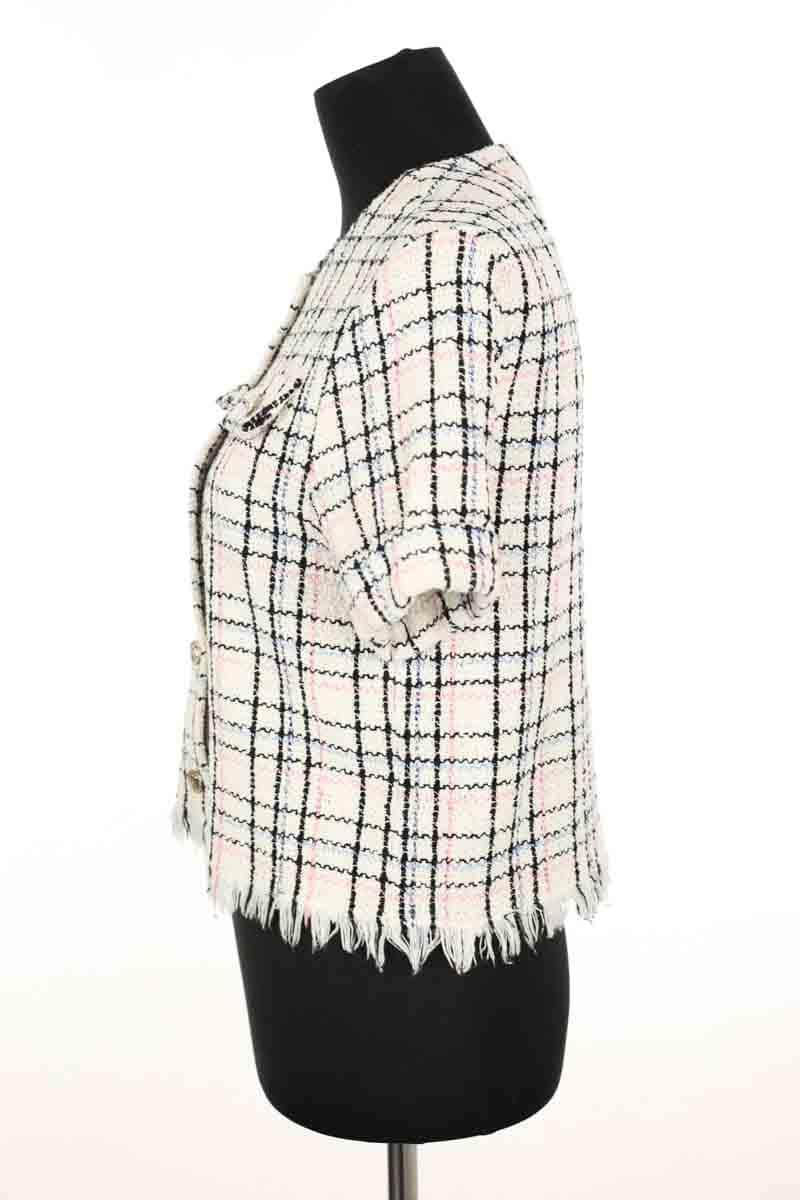 Veste Maje Blanc en Coton
