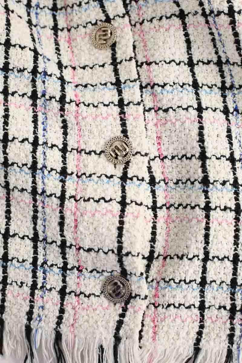 Veste Maje Blanc en Coton