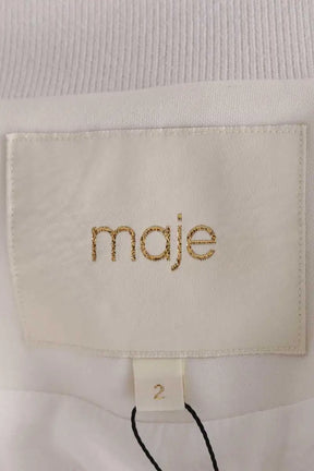 Veste Maje Blanc en Synthétique