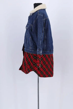 Veste Maje Bleu en Coton
