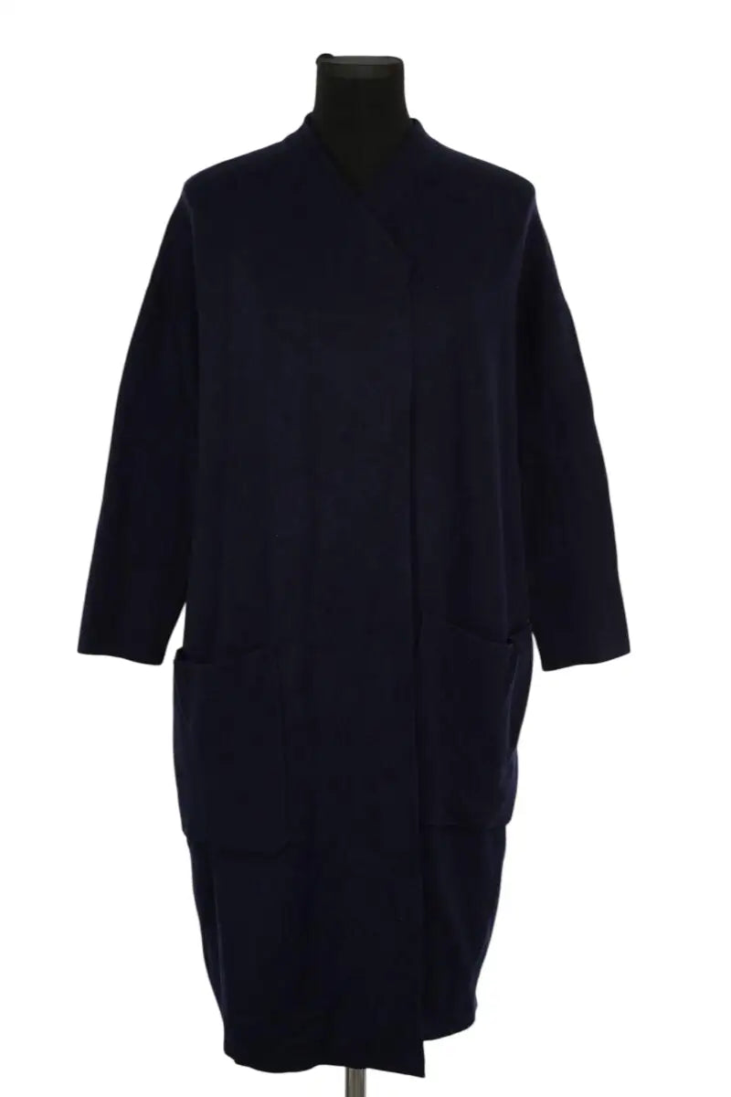 Veste Maje Bleu en Laine, taille S - Seconde Main