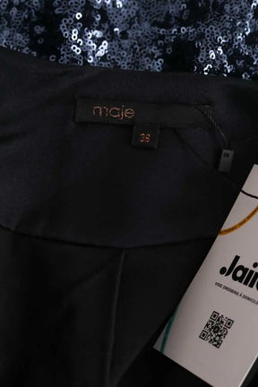 Veste Maje Bleu en Paillettes