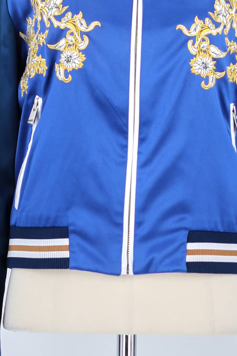 Veste Maje Bleu en Polyester