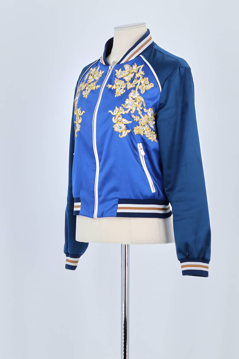 Veste Maje Bleu en Polyester