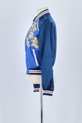 Veste Maje Bleu en Polyester