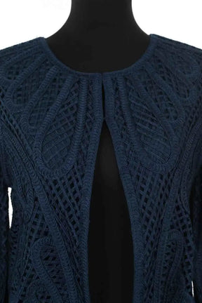 Veste Maje Bleu en Synthétique
