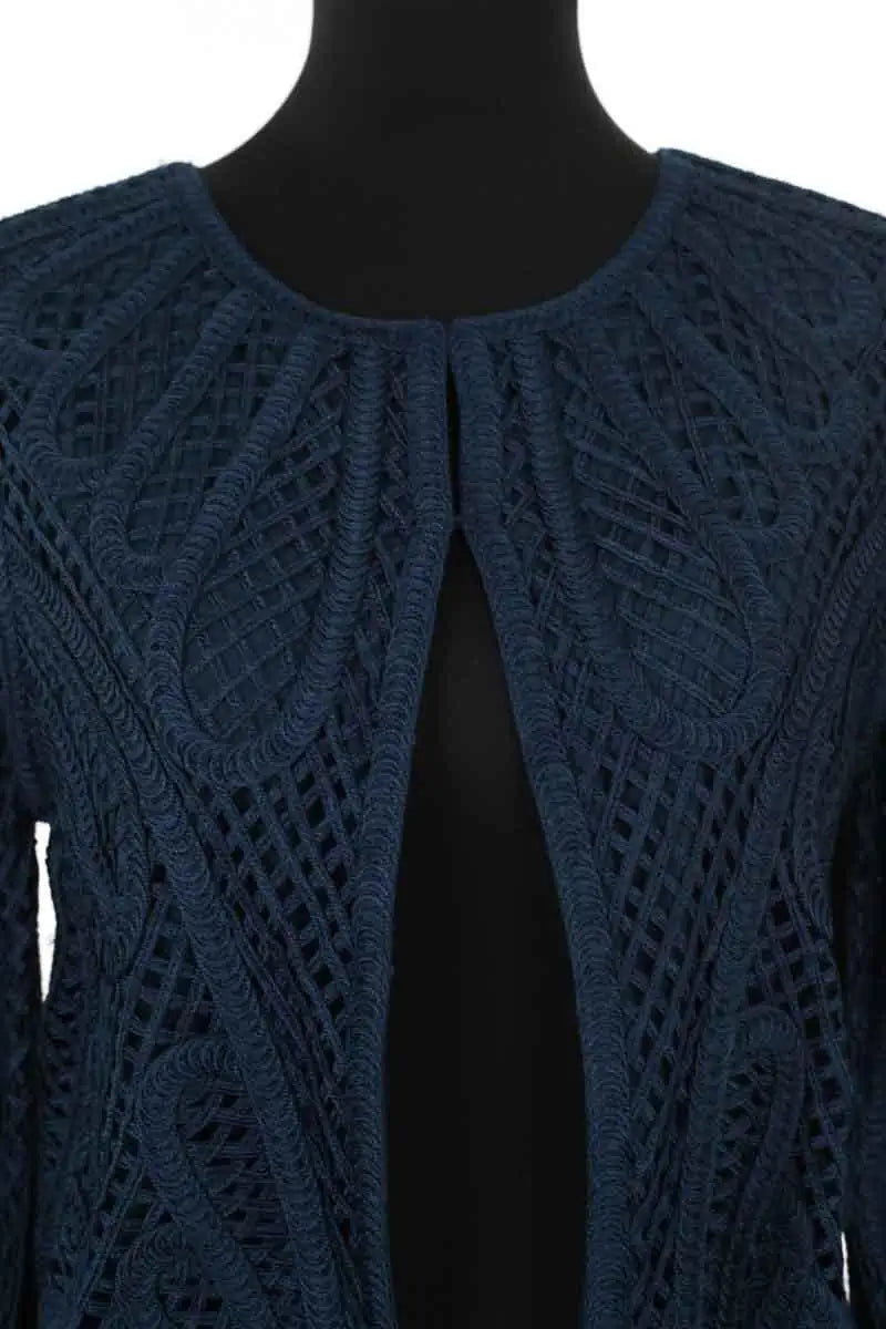 Veste Maje Bleu en Synthétique