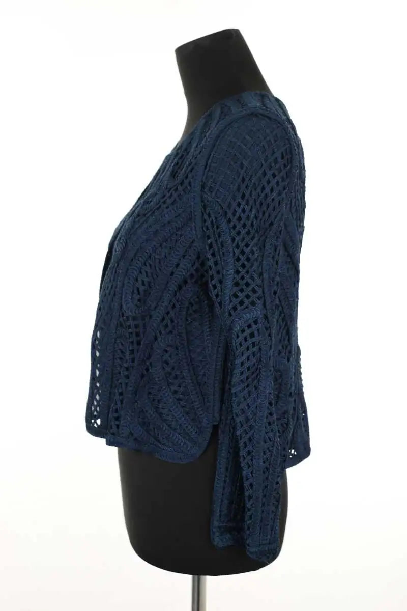 Veste Maje Bleu en Synthétique