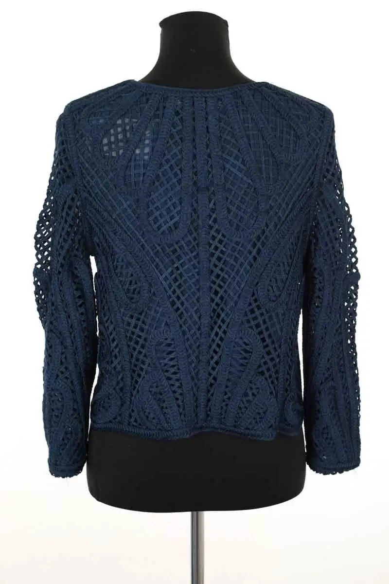 Veste Maje Bleu en Synthétique
