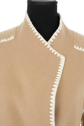 Veste Maje Camel en Laine
