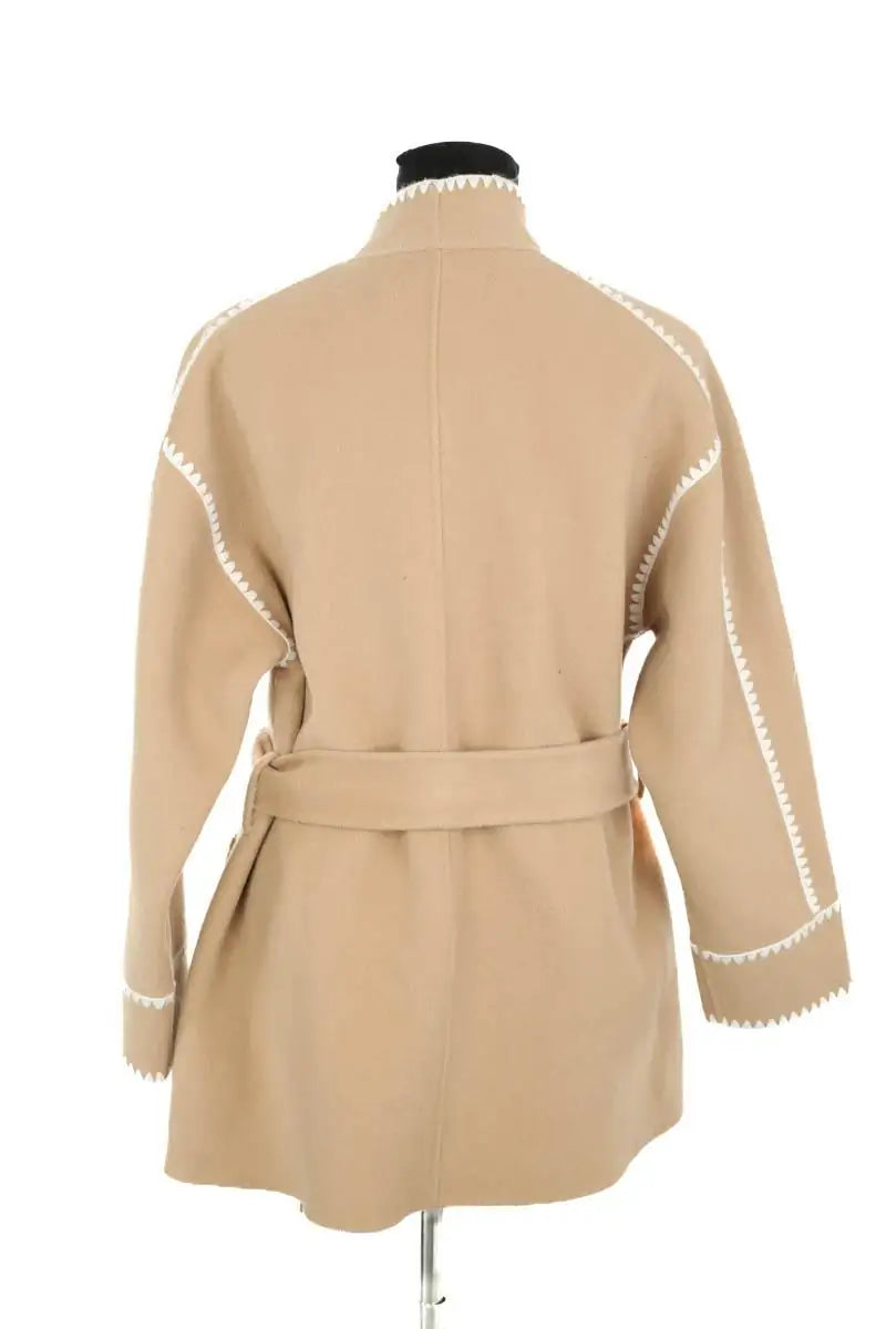 Veste Maje Camel en Laine
