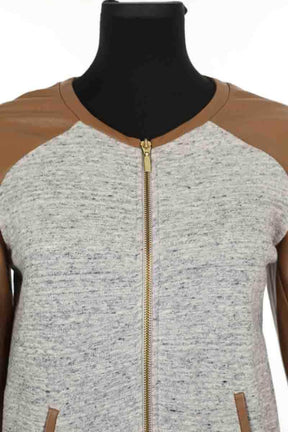 Veste Maje Jeffy Gris en Coton
