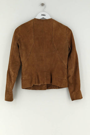 Veste Maje Marron en Cuir