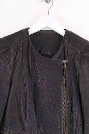 Veste Maje Noir en Cuir