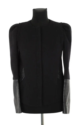 Veste Maje Noir en Laine, taille S - Seconde Main