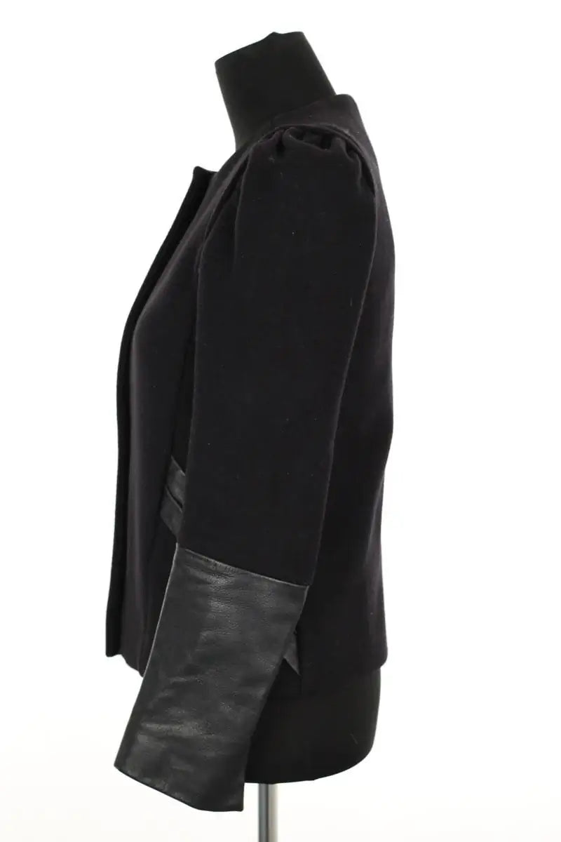 Veste Maje Noir en Laine