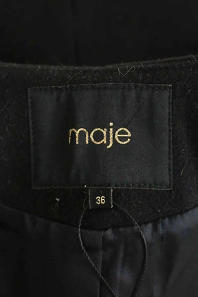 Veste Maje Noir en Laine